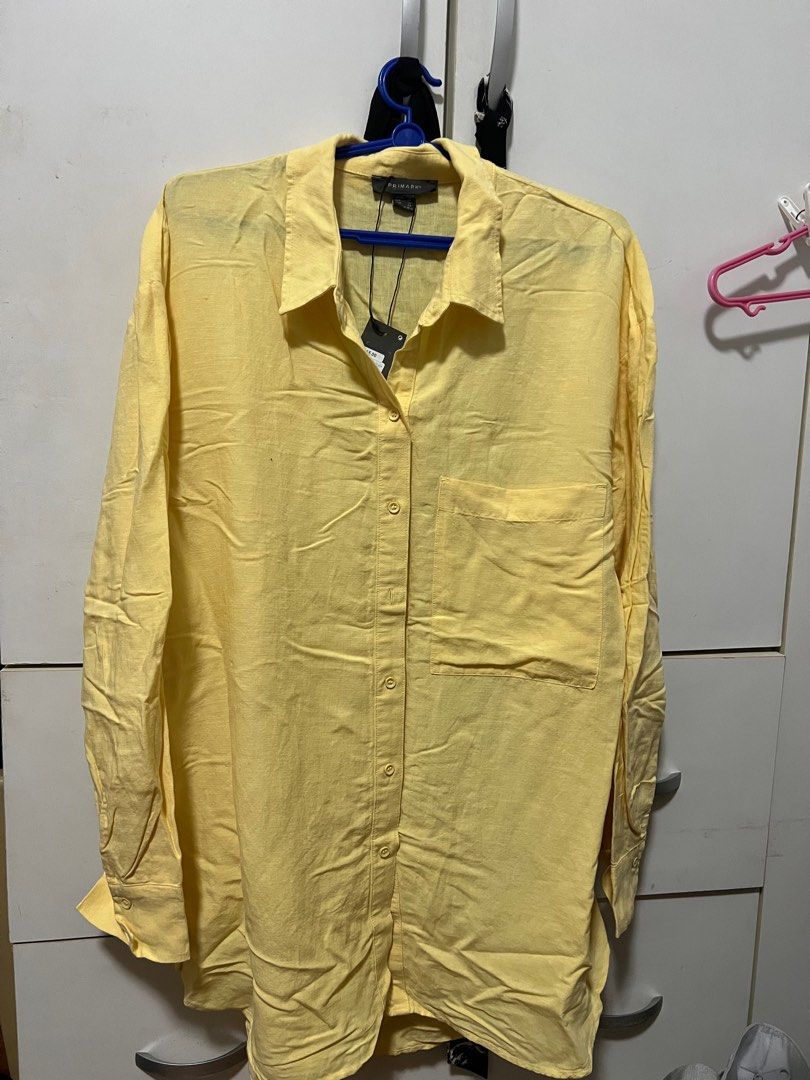 Yellow blouse primark cheap
