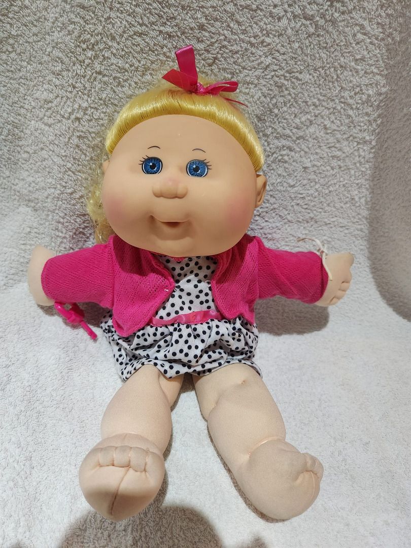 Cabbage patch blonde hair blue eyes deals