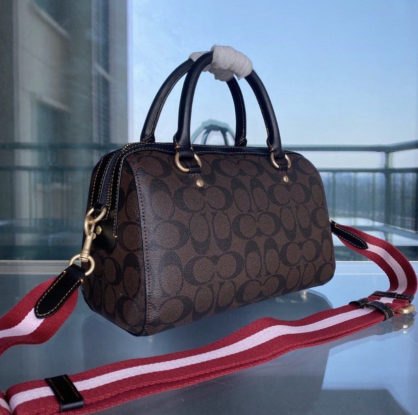 Coach monogram online satchel