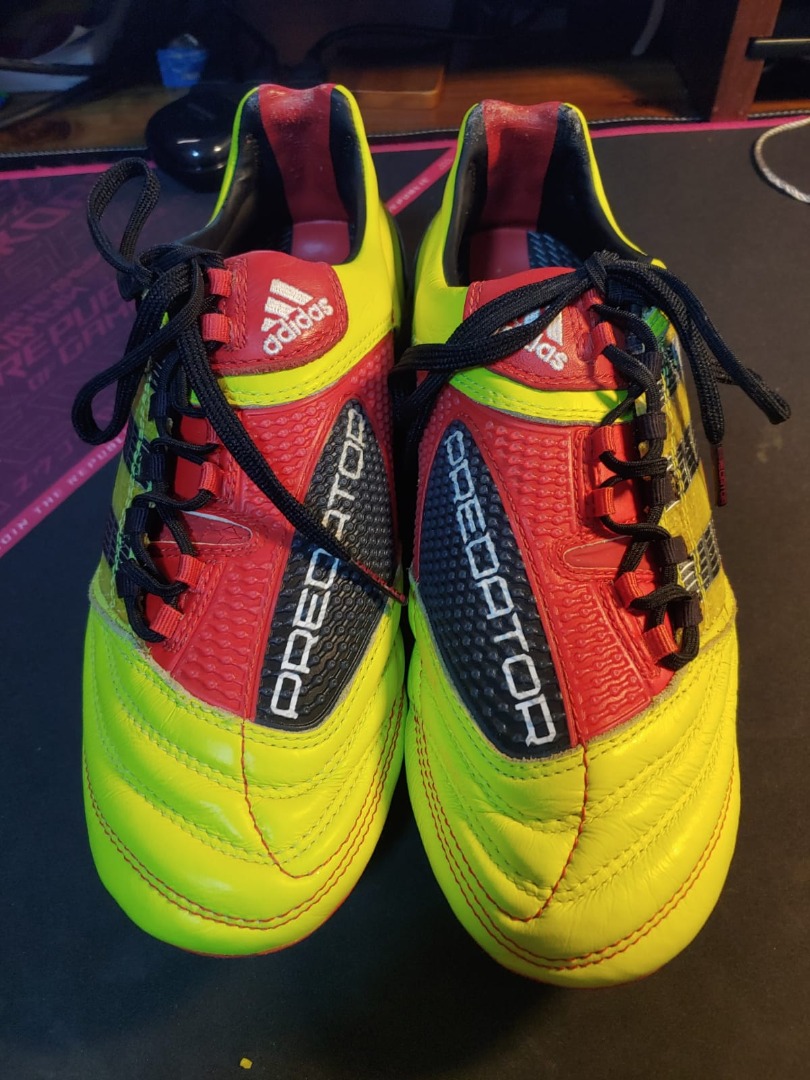 Adidas Predator X in Electricity/Black/Poppy, Men's Fashion, Footwear