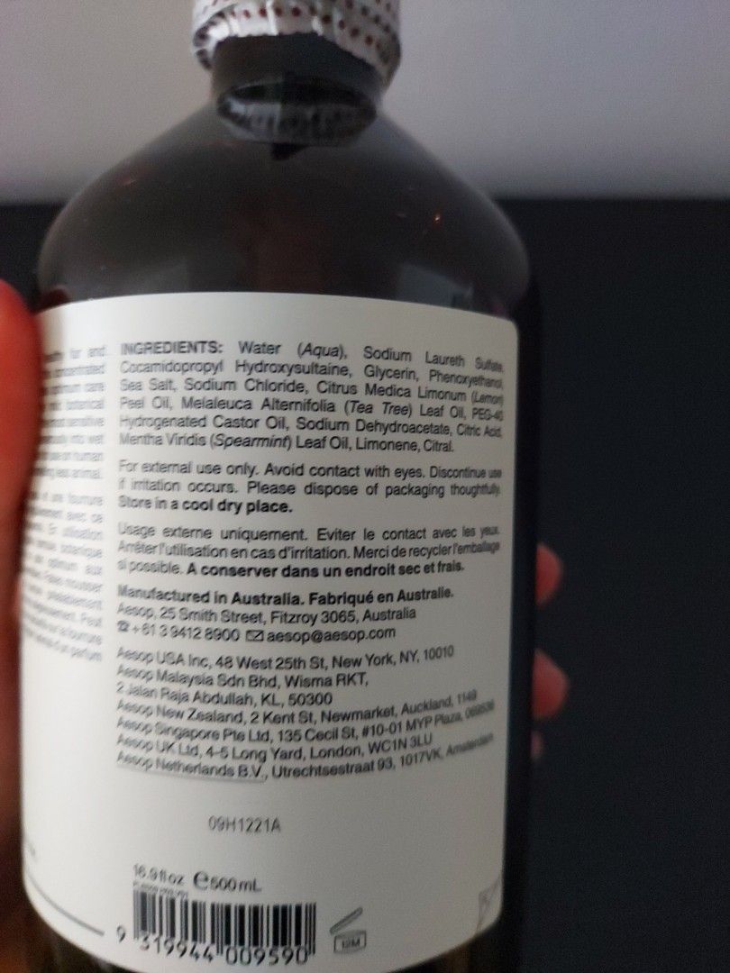 Aesop Animal Shampoo, Pet Supplies, Health & Grooming on Carousell