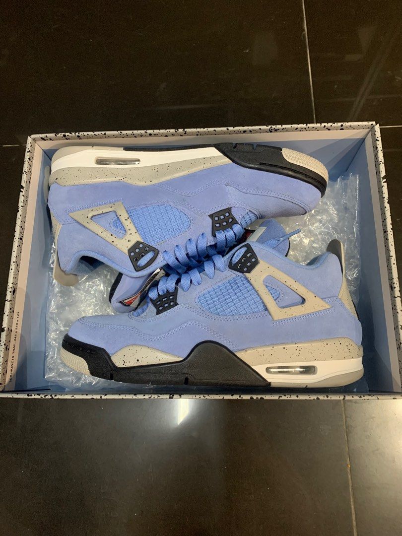 Tarheel discount blue jordans