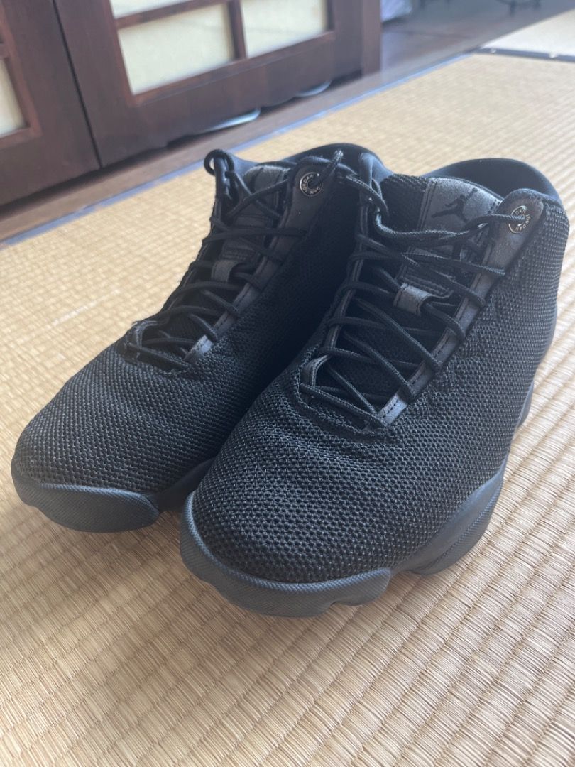 Nike air jordan horizon low triple black discount
