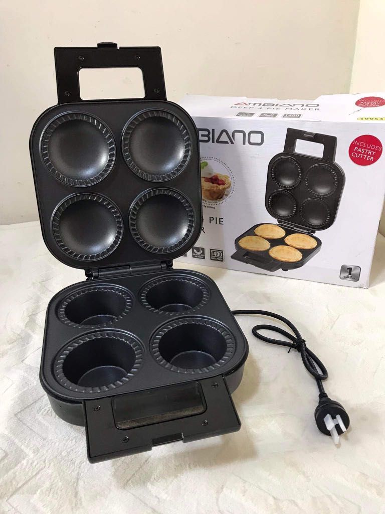 Ambiano professional deep pie maker tv home appliances kitchen