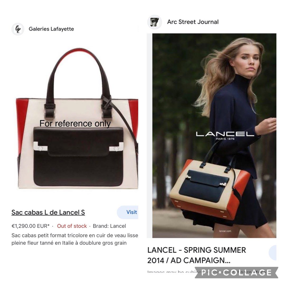 Authentic Lancel Paris tote (Category: Luxury Bags & Wallets) located in Manila. Submitted by authentic.holdalls_88 (Listing ID 1224001238, Image 2). Description: 100% authentic and in very good condition. Strap or sling is missing.