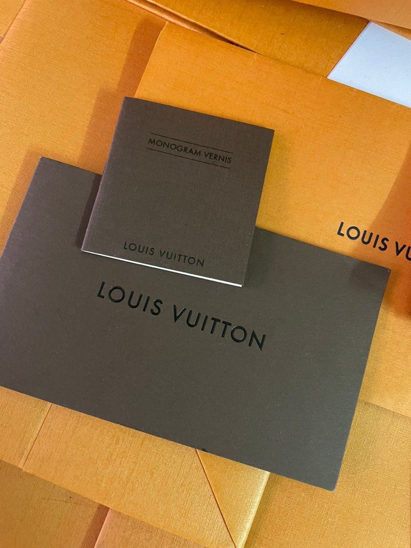 Authentic LV greeting card
