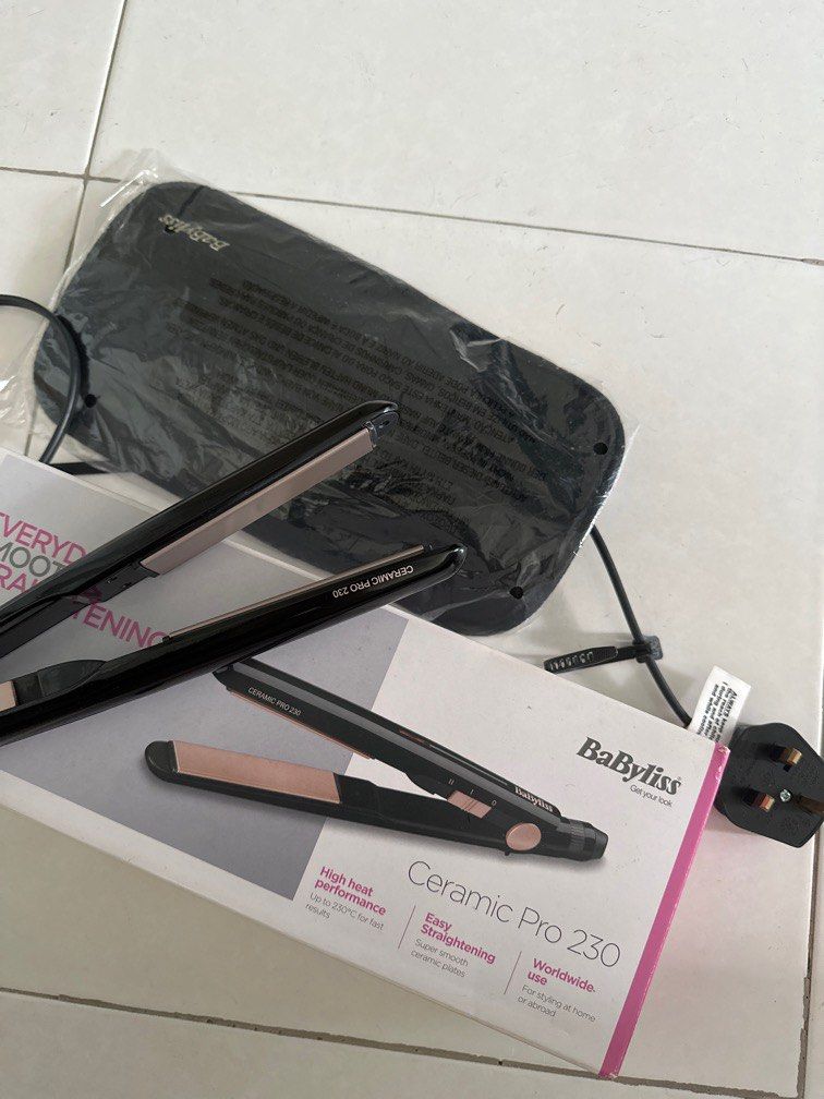 Babyliss ceramic hotsell pro 230 straightener