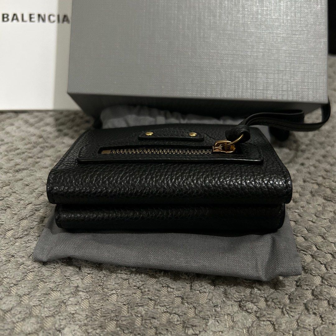 Balenciaga Trifold Wallet Classic City GHW