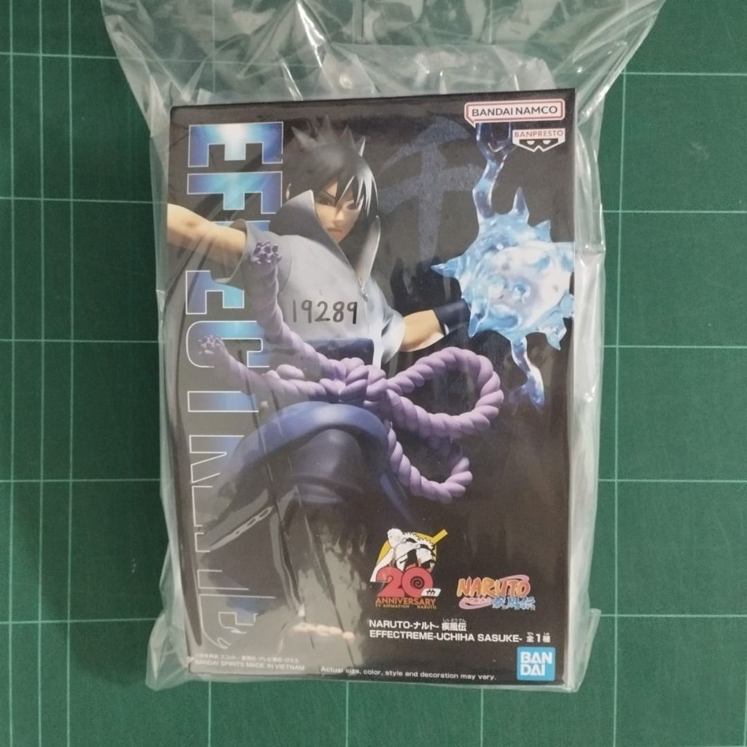 FIGURE NARUTO SHIPPUDEN - UCHIHA SASUKE - EFFECTREME - REF.: 19289 - BANDAI  BANPRESTO