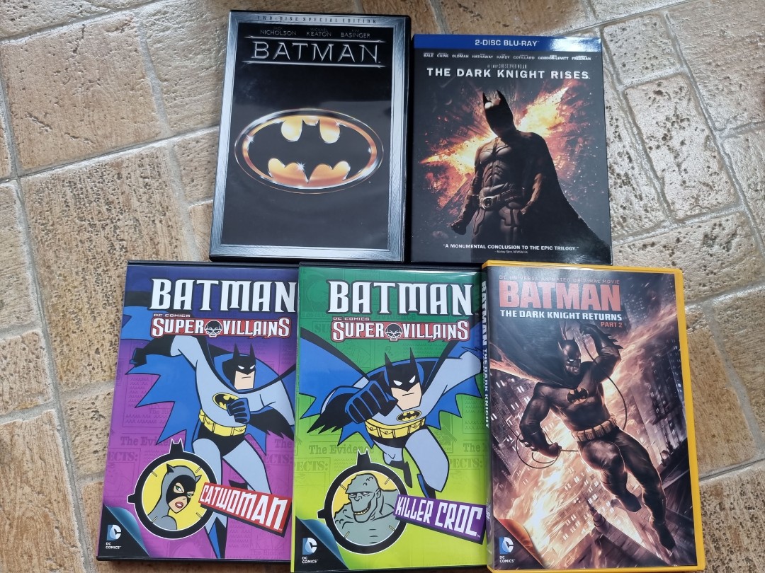 Batman DVDs, Hobbies & Toys, Music & Media, CDs & DVDs on Carousell