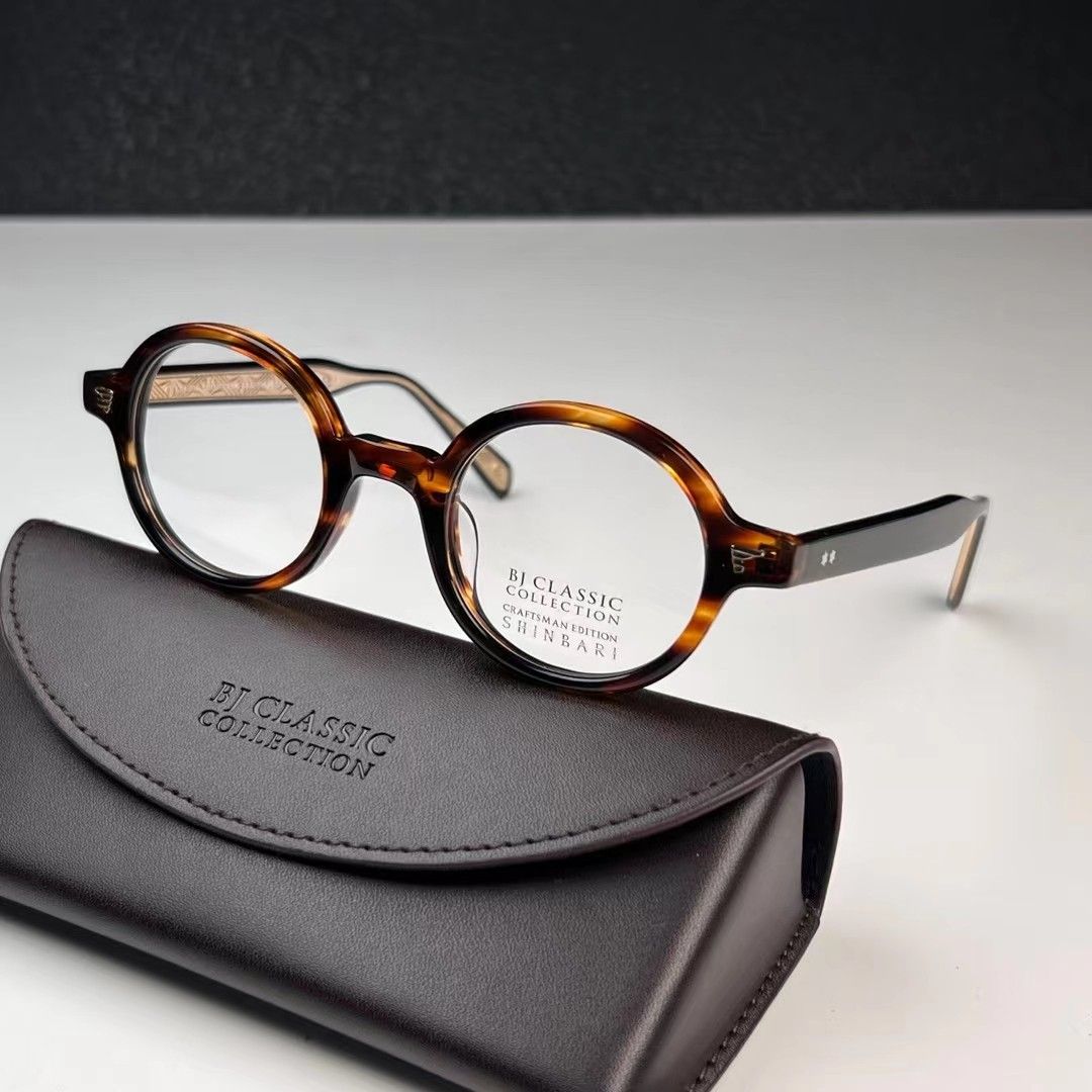 Bj classic round eyewear glasses, Men's Fashion, Watches & Accessories
