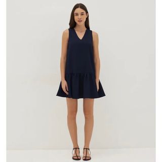BNWT LoveBonito LB Darcia Drop Waist Ruffle Dress Medium