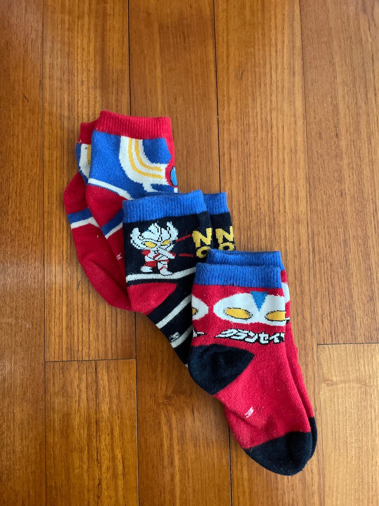 Boys ultraman design socks 3-4year old, Babies & Kids, Babies & Kids ...