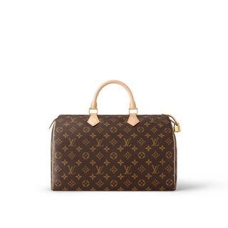 Louis Vuitton Monogram Brown Speedy 35 Satchel - A World Of Goods