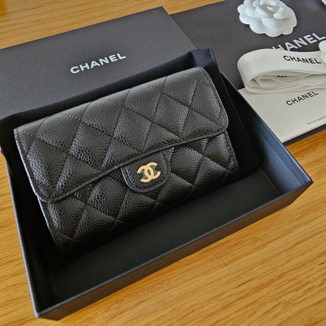 Trifold Wallet Chanel Classic Medium Wallet Authentic New Chanel