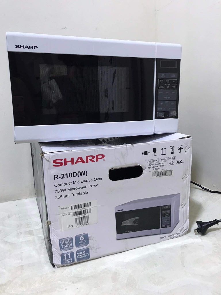 Sharp 20 Liter Compact Microwave Oven, TV & Home Appliances, Kitchen Appliances, Ovens