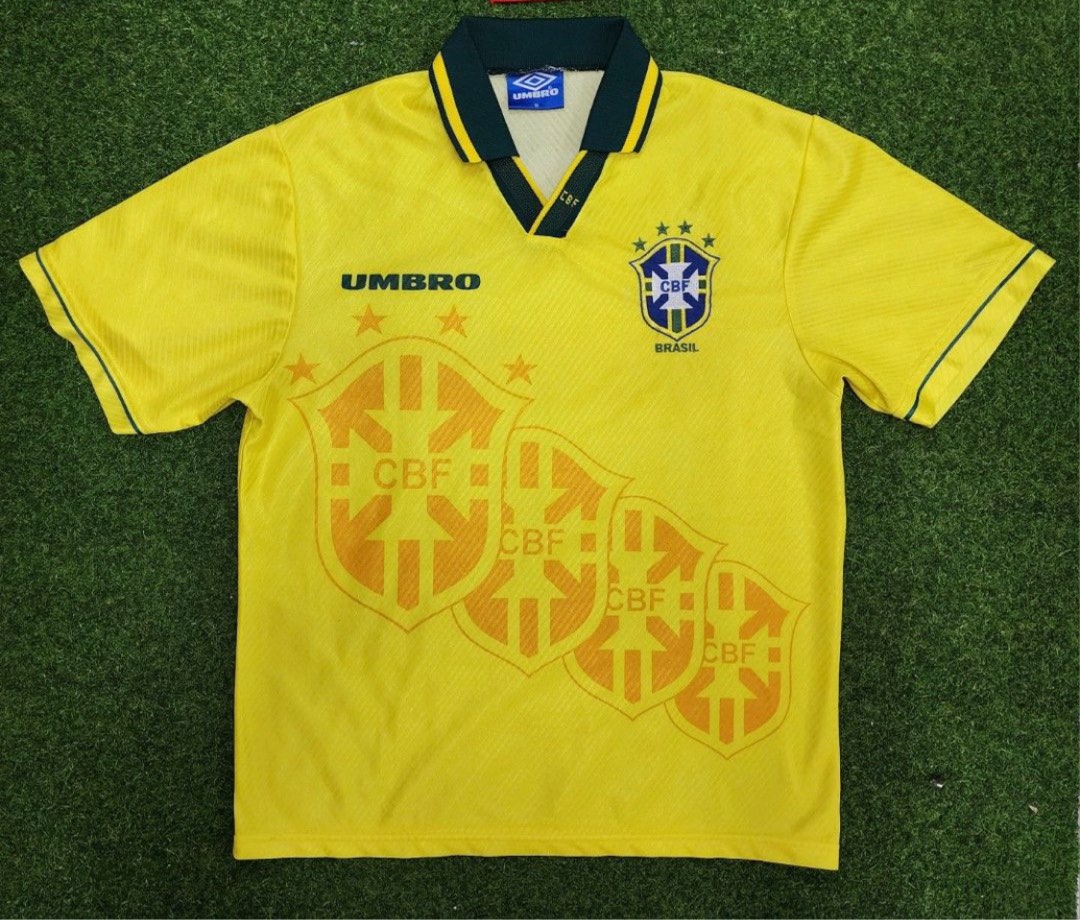 BRAZIL NIKE 'WORLD CHAMPIONS 94' TRAINING SHIRT JERSEY, Men's Fashion,  Activewear on Carousell