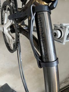 Brompton Front Block & Pump Original With Frame Carrier