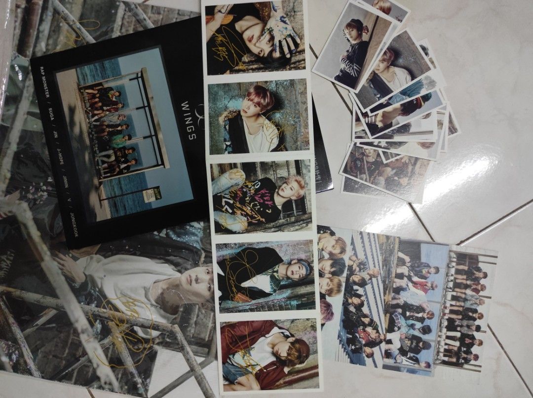 BTS YOU NEVER WALK ALONE (WINGS) PHOTOBOOK and POSTER, Hobbies & Toys
