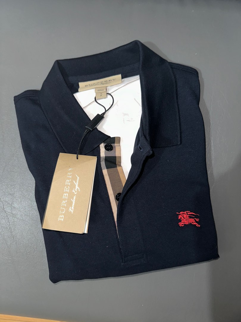 Burberry oxford polo shirt sale