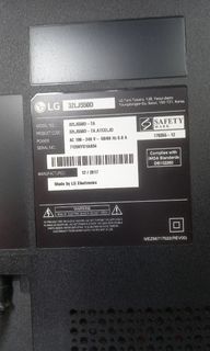 Buying spoilt LG 32 inch model 32 LJ550D