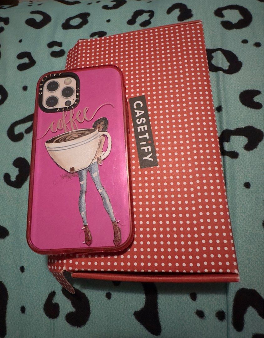 Casetify Coffee girl (Category: Cases & Sleeves) located in Marikina City. Submitted by chummybub (Listing ID 1224082518, Image 2). Description: Selling my original casetify iphone 12 pro case - SRP 55 USD RFS - upgraded to iphone 14pro.