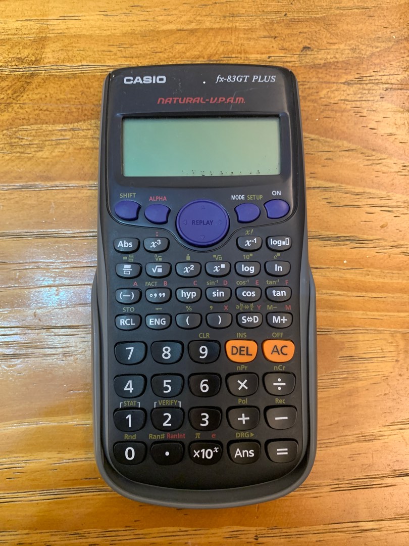 Casio Fx 83 Gt Plus Bedienungsanleitung Deutsch Casio fx-83GT PLUS, 興趣及遊戲, 手作＆自家設計, 文具 - Carousell