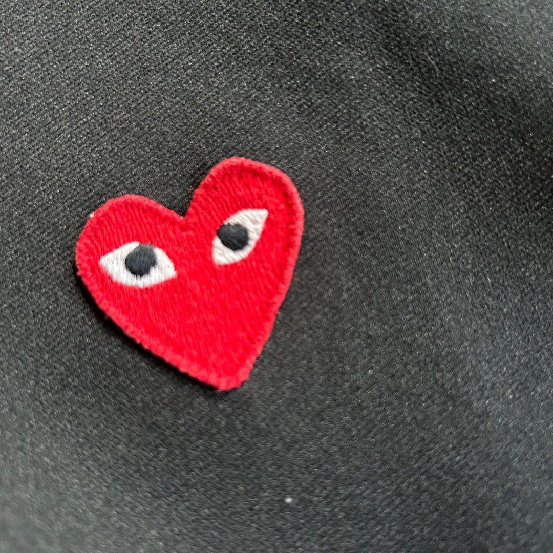 CDG Play Hoodie preloved Women s Fashion Coats Jackets and