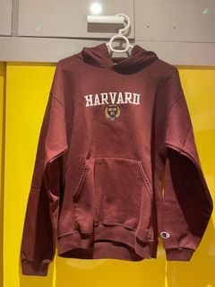 Champion Harvard University Maroon Hoodie Size XL