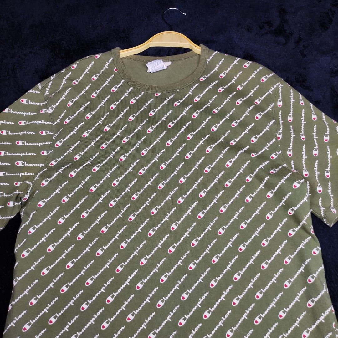 Champion monogram best sale shirt