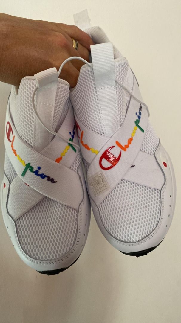 Champion rainbow sneakers hot sale