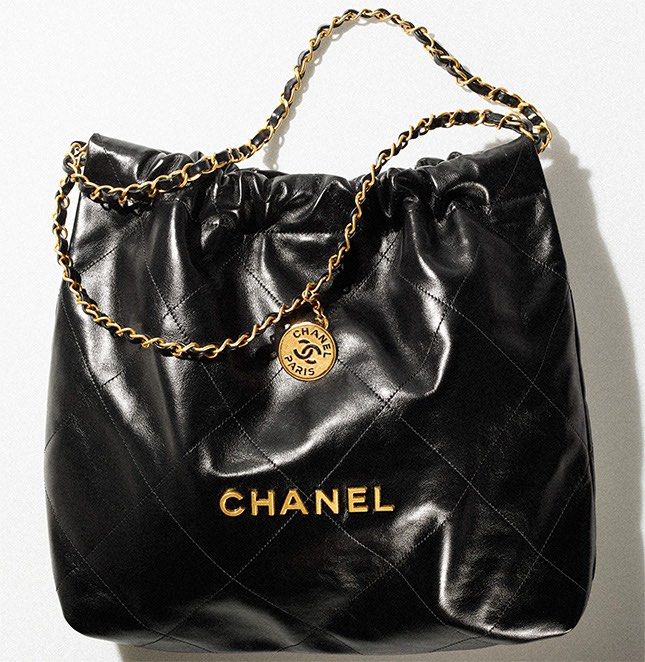 Chanel 22 medium GHW, Luxury, Bags & Wallets on Carousell