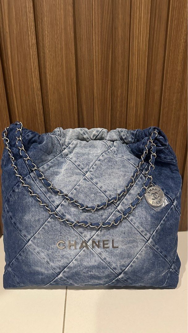 sale $8300 ‼️(Medium)Chanel 22 bag denim