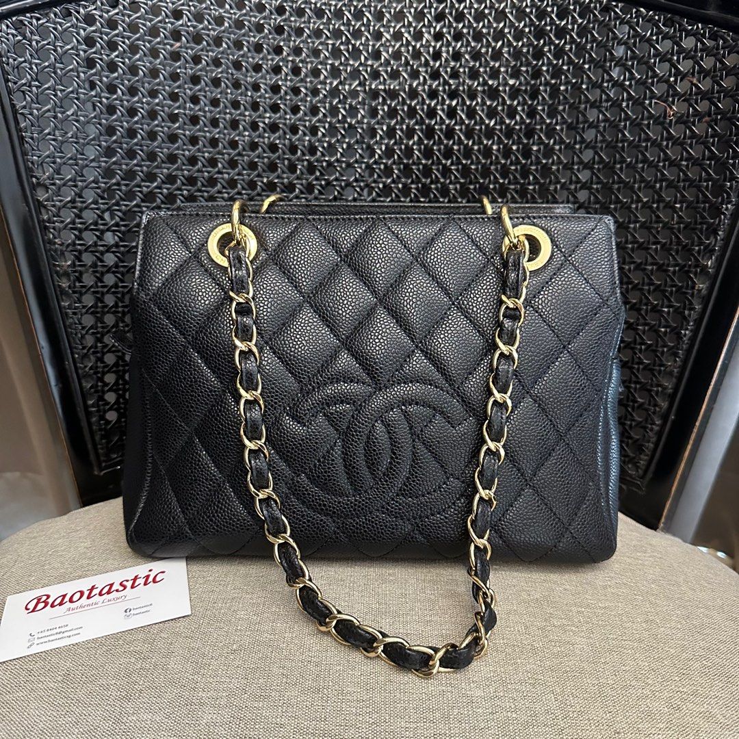 Chanel Petit Timeless Tote PTT Black GHW Caviar, Luxury, Bags & Wallets on  Carousell