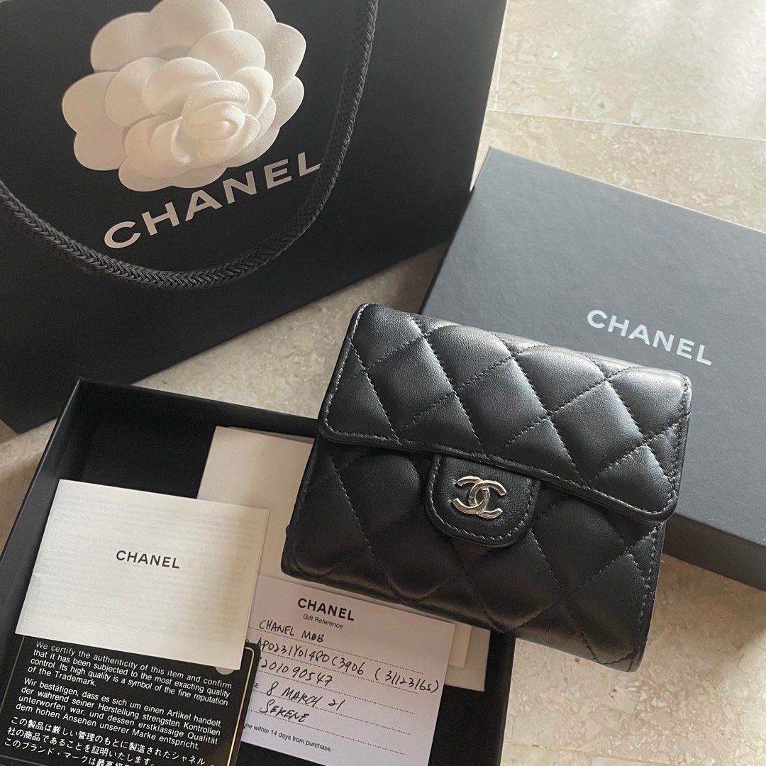 Chanel Classic Small Flap Wallet Womens Fashion Bags  Wallets Wallets   Card Holders on Carousell