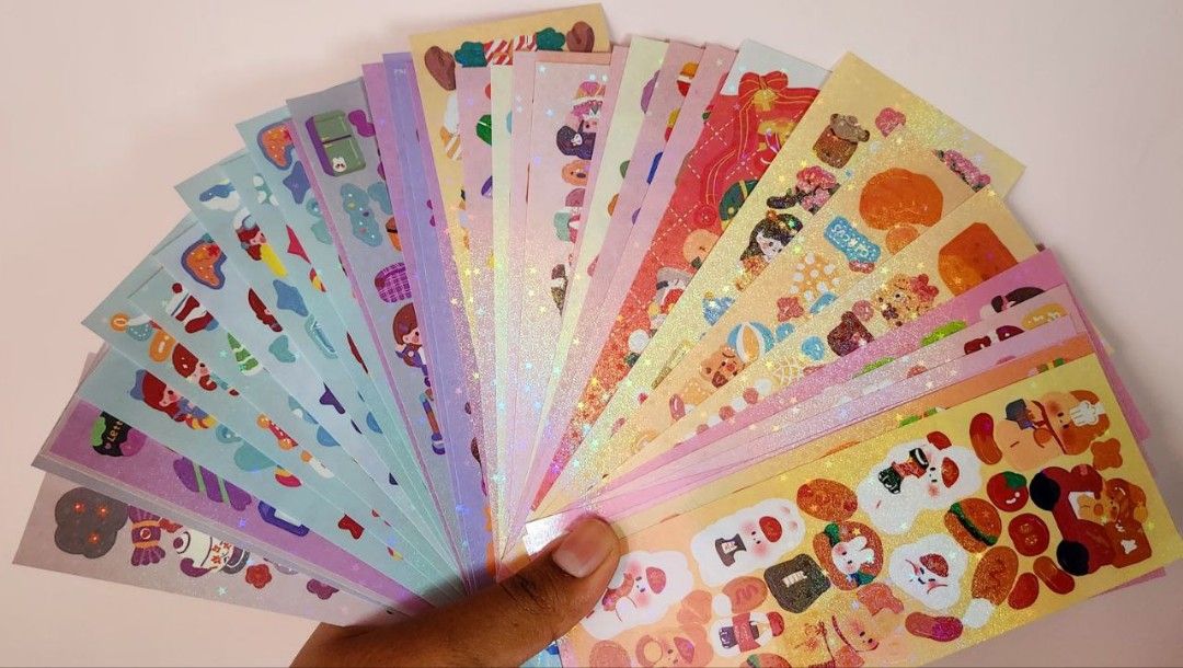 Cheap sticker sheets lucky draw, Hobbies & Toys, Memorabilia