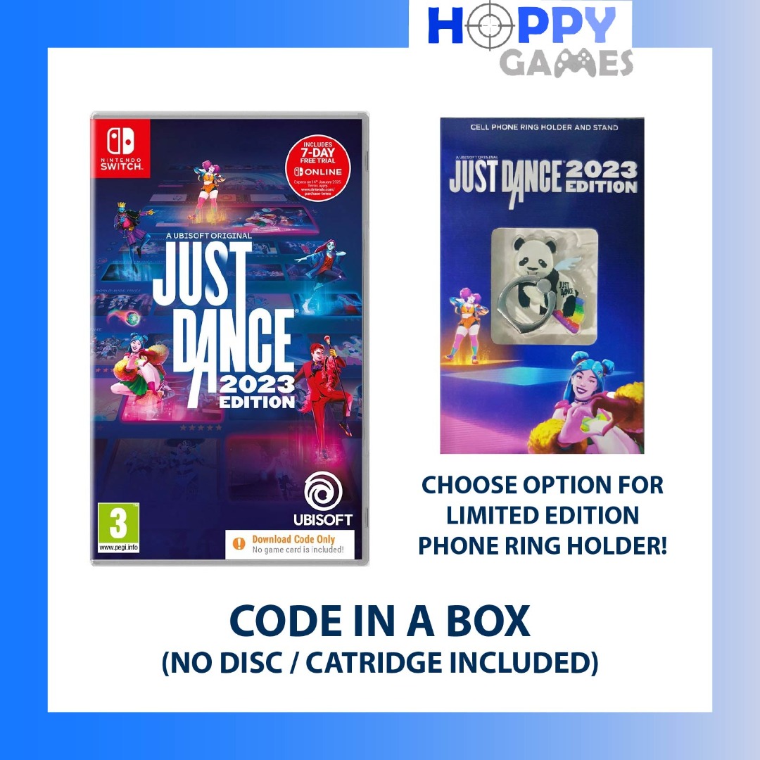 CHOOSE OPTION] *CODE IN BOX ONLY - READ DESCRIPTION* Just Dance 2023  Nintendo Switch, Video Gaming, Video Games, Nintendo on Carousell