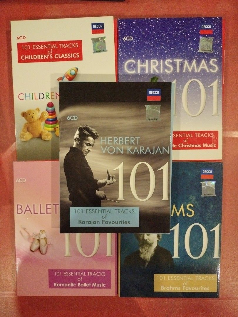 Classical Music 101 Series, 6 Discs in each box ( Karajan