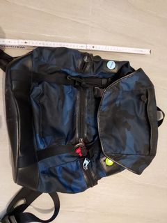 Coach camo print backpack