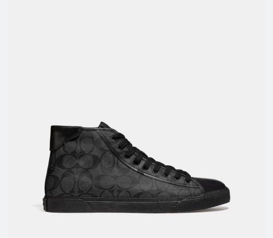 Men's coach high outlet top sneakers