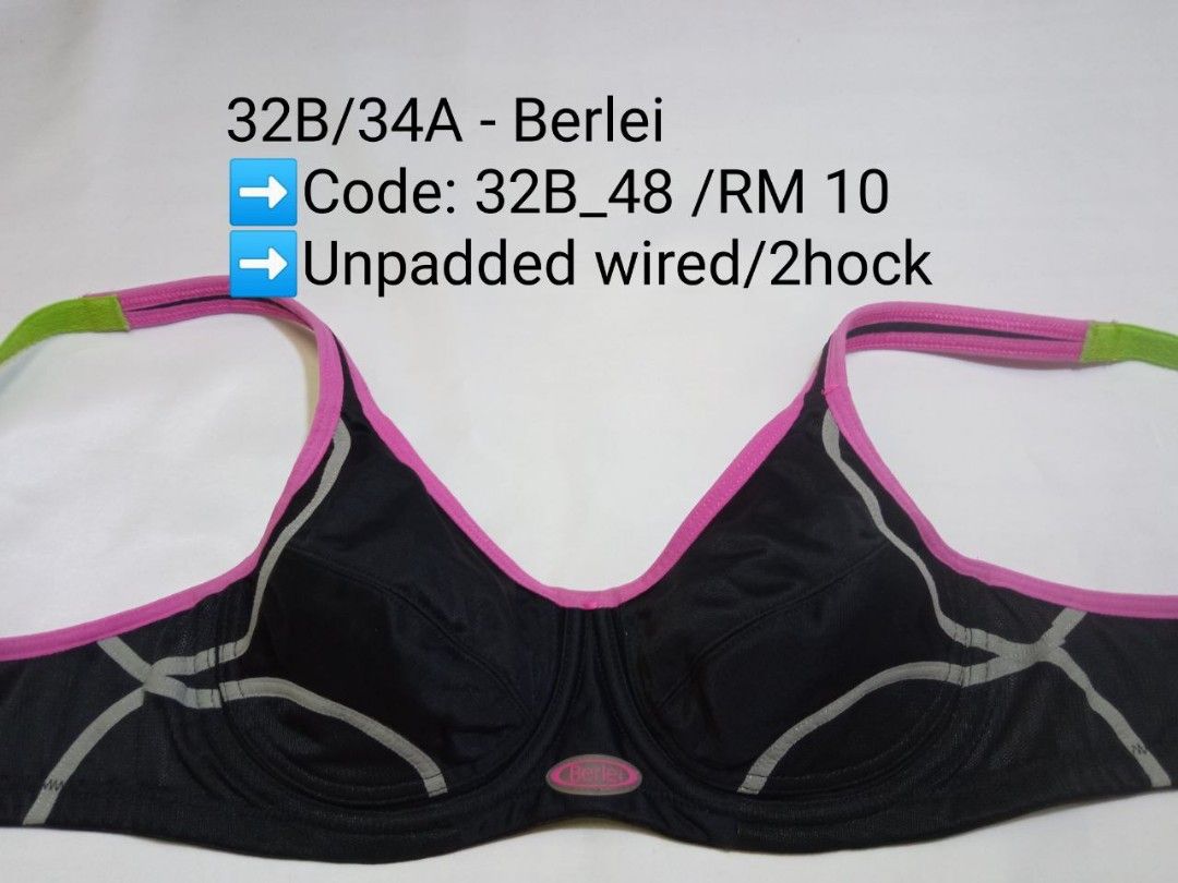 Code: 32B_51-60 ➡️ Size: 32B/34A, Women's Fashion, New Undergarments &  Loungewear on Carousell