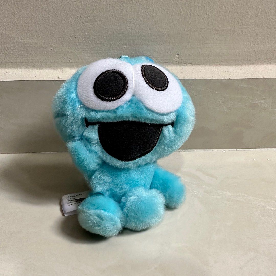 Cookie Monster Keychain Hobbies Toys Toys Games on Carousell