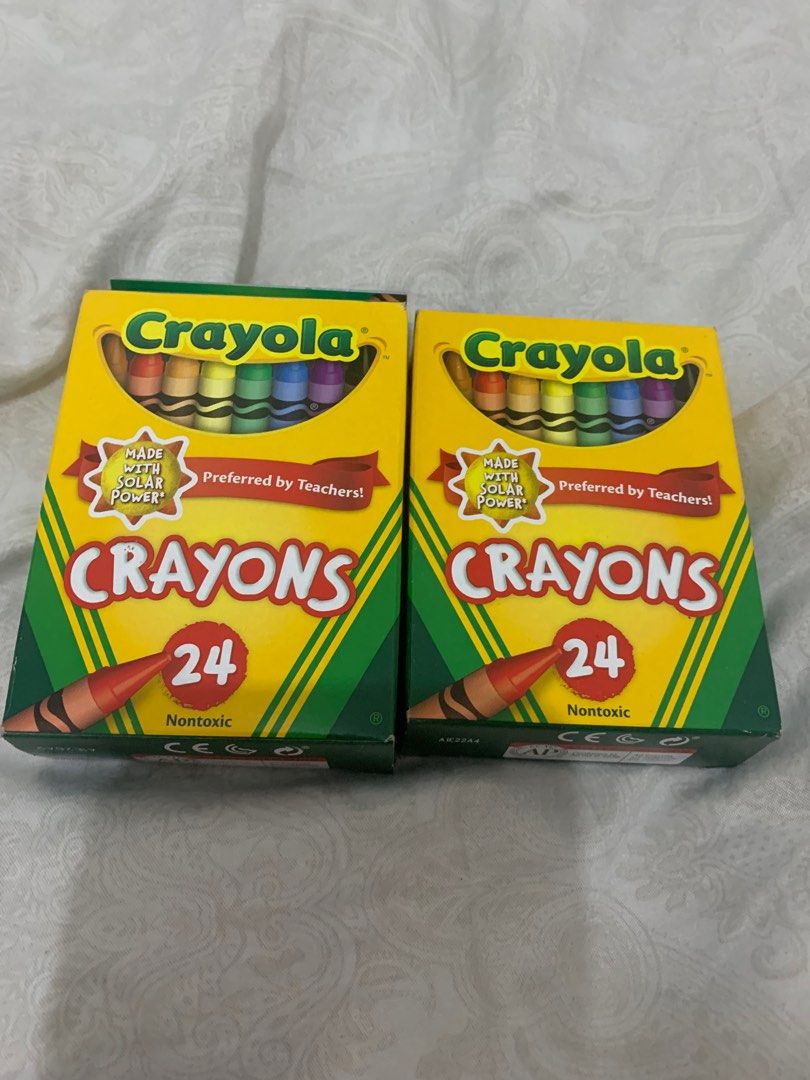 Crayola Gizons De Cera 4 Cores - Pacote Com 24 Caixinhas | Ideal Para Escolas E Aulas De Arte