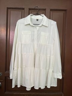 Cute white blouse/ dress
