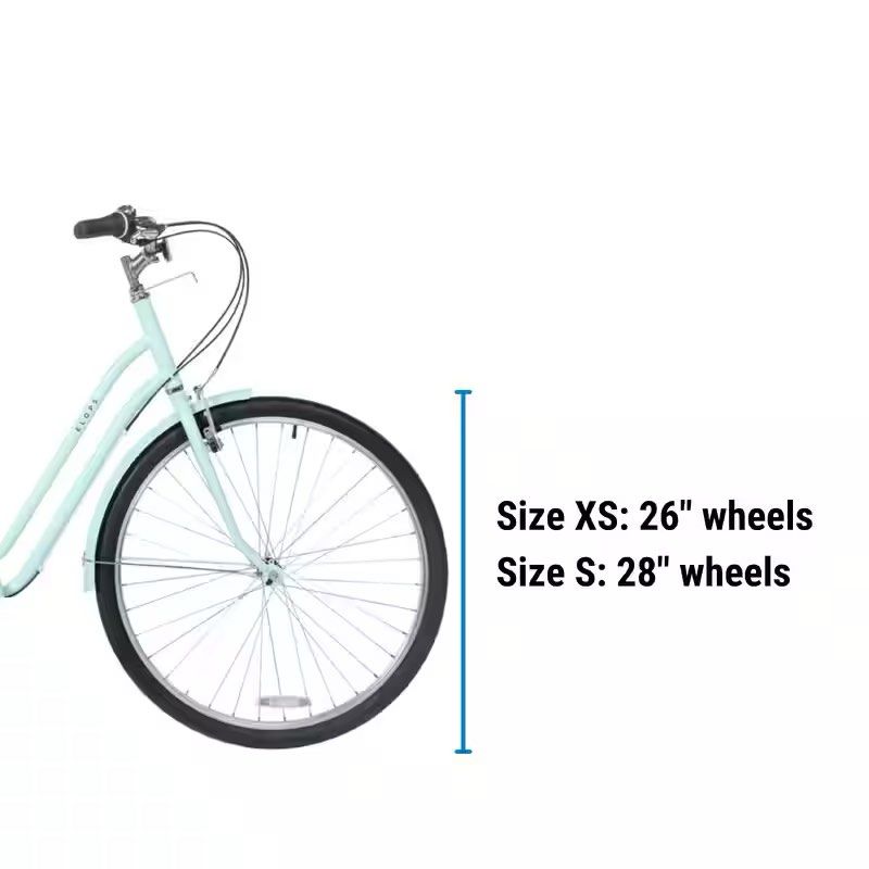 Decathlon Elops 120 low frame city bike S + FREE Child Carrier