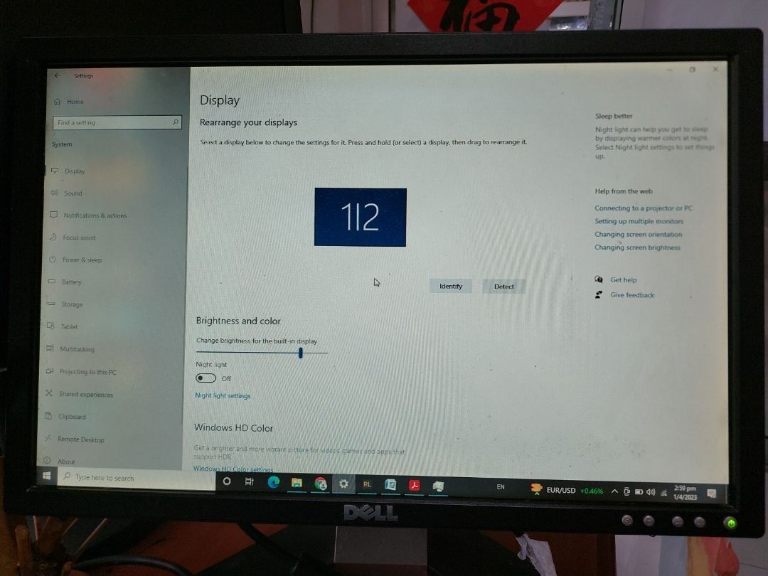 Dell Monitor, Computers & Tech, Parts & Accessories, Monitor Screens on