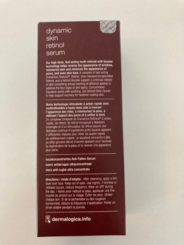Dermalogica Dynamic Skin Retinol Serum, Beauty & Personal Care, Face