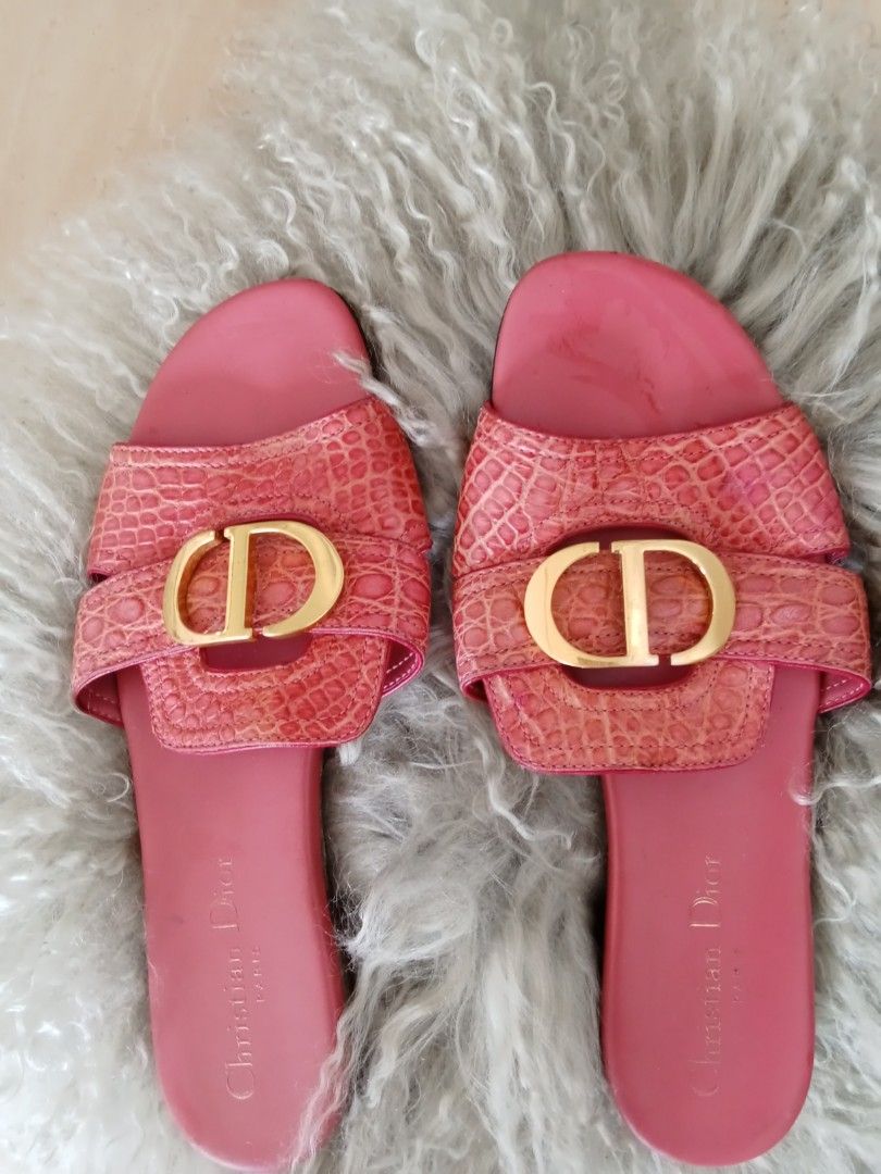 Christian dior slippers Womens Fashion Footwear Flats  Sandals on  Carousell