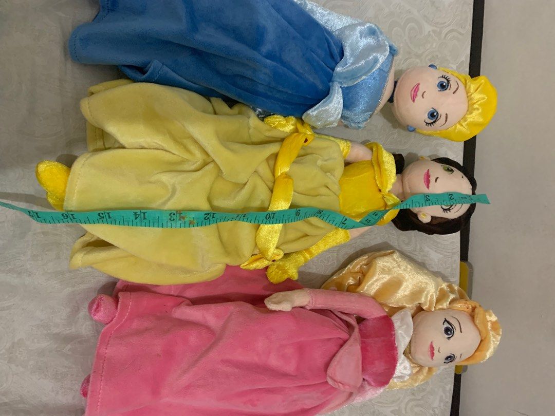 Disney Princess Cinderella, Belle & Aurora Sleeping Beauty on Carousell