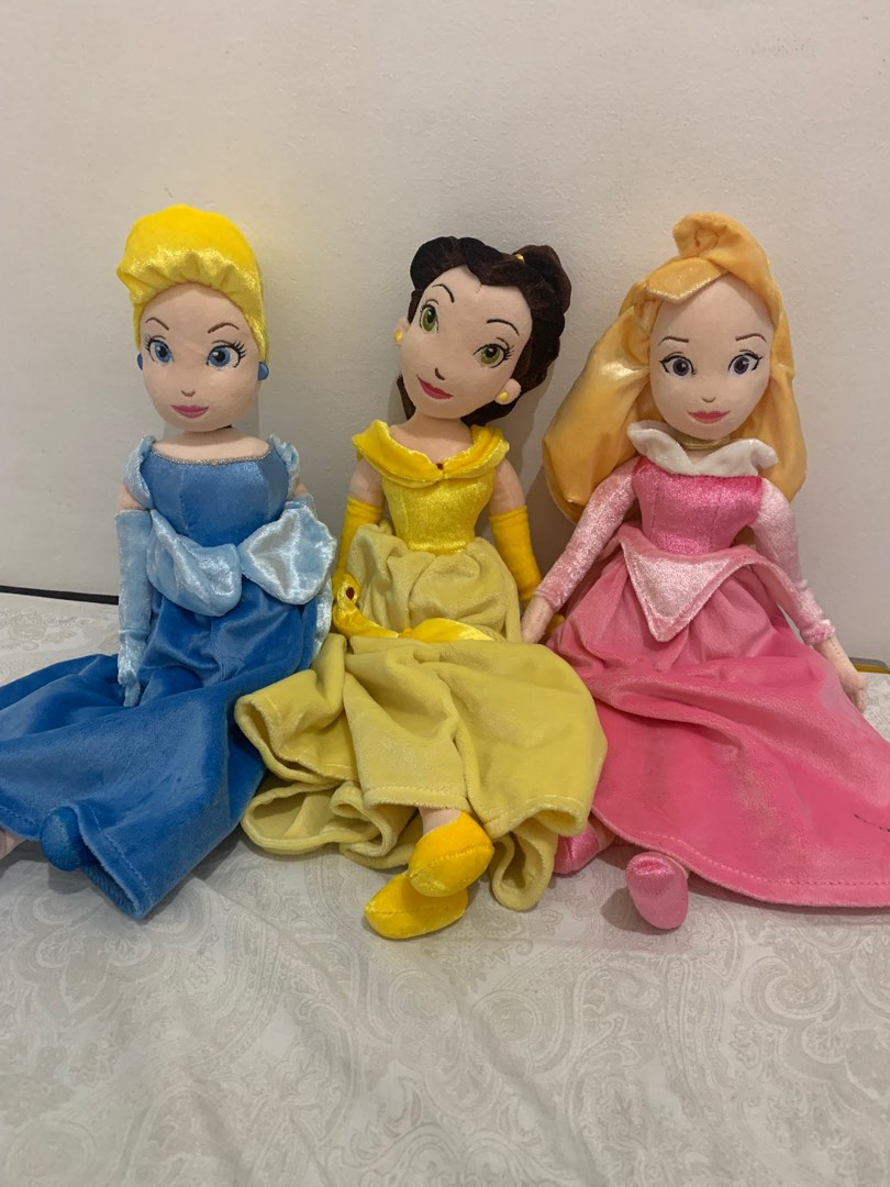 Disney Princess Cinderella, Belle & Aurora Sleeping Beauty on Carousell